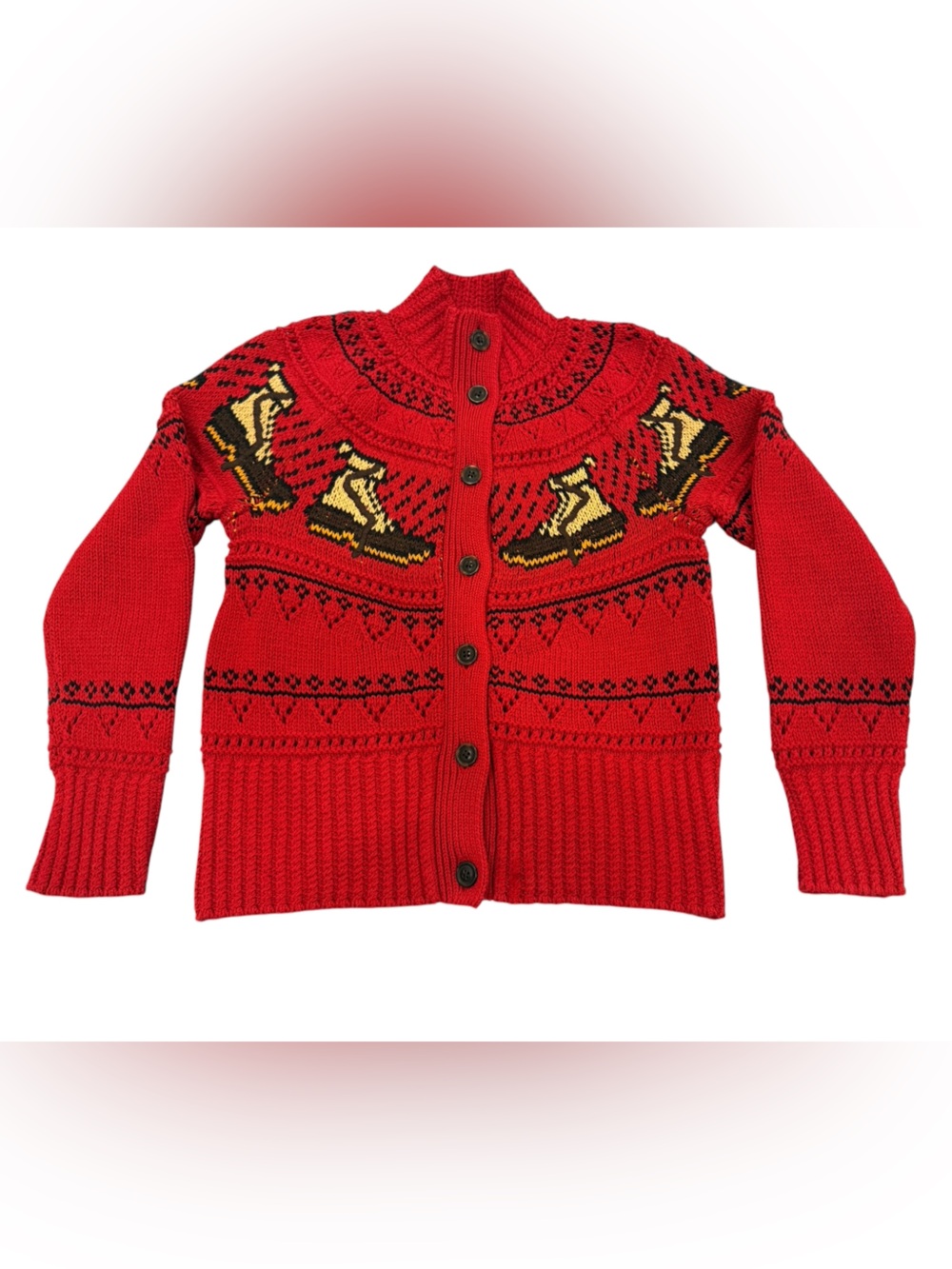 NWOT LL Bean Signature Fair Isle Bean Boot Cardigan Women’s XS